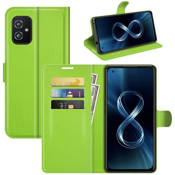 

Чехол-книжка Litchie Wallet для Asus Zenfone 8 Green