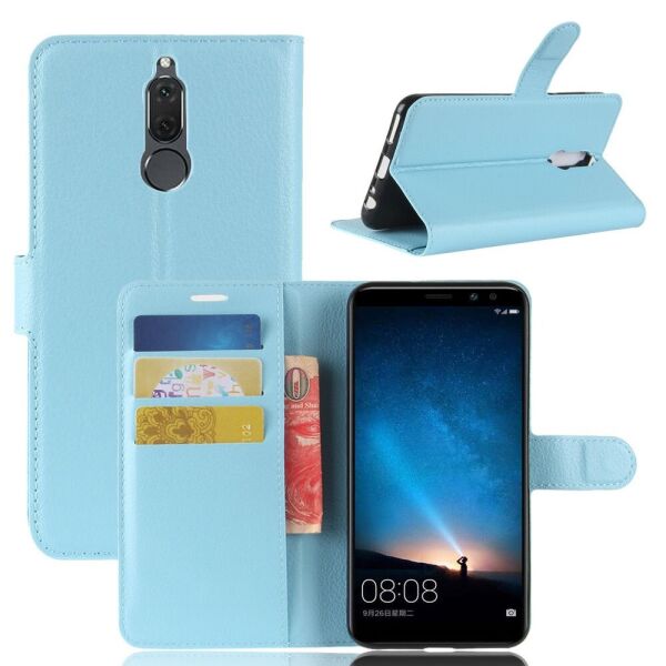 

Чехол-книжка Litchie Wallet для Huawei Mate 10 Lite Голубой