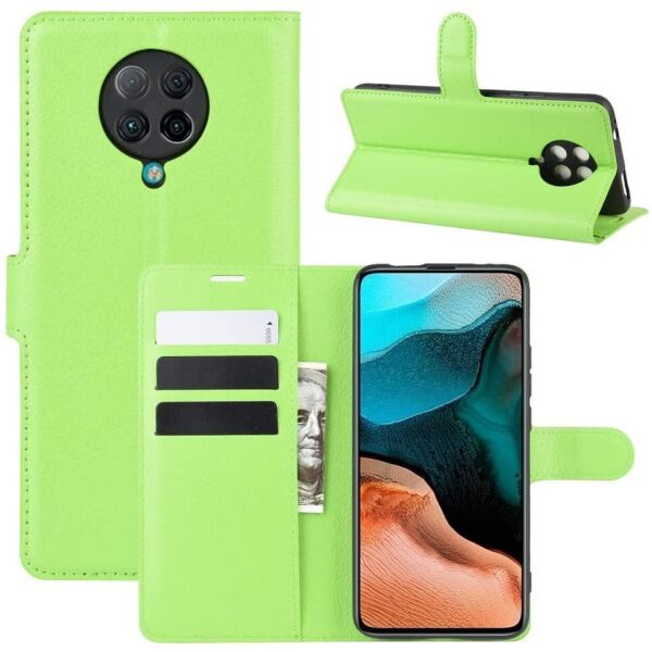 

Чехол-книжка Litchie Wallet для Poco F2 Pro / Redmi K30 Pro Green