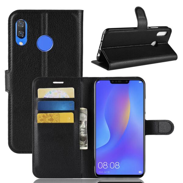 

Чехол-книжка Litchie Wallet для Huawei P Smart+ Черный