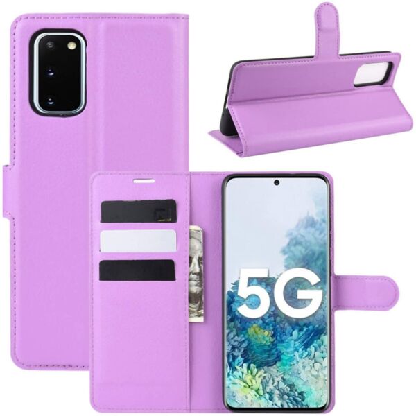 

Чехол-книжка Litchie Wallet для Samsung Galaxy S20 FE Violet