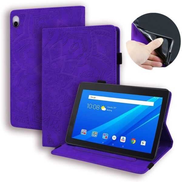 

Чехол-книжка Mandala Case для Lenovo Tab M10 HD 10.1 Purple