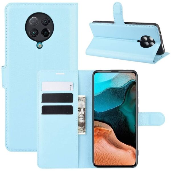 

Чехол-книжка Litchie Wallet для Poco F2 Pro / Redmi K30 Pro Blue