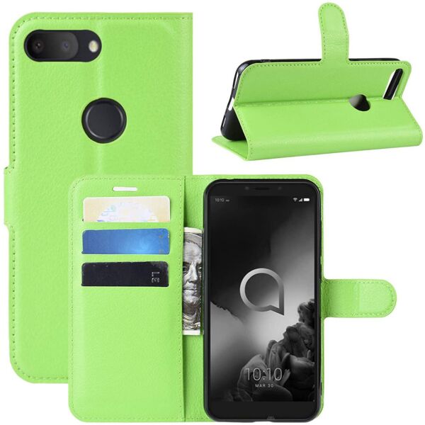 

Чехол-книжка Litchie Wallet для Alcatel 1S (5024D) Green