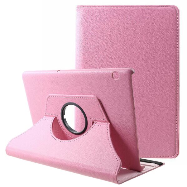 

Чехол-книжка Rotating Case для Huawei MediaPad T5 10.1 (Wake / Sleep) Pink