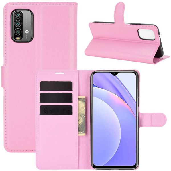 

Чехол-книжка Litchie Wallet для Xiaomi Redmi 9T Pink