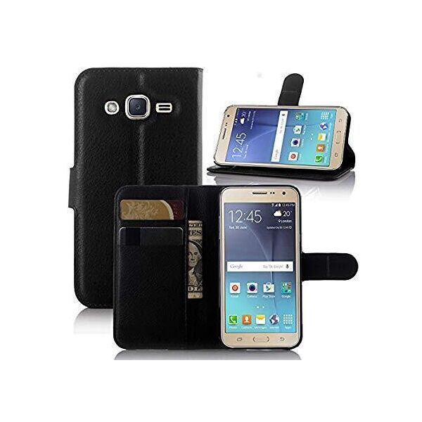 

Чехол-книжка Litchie Wallet для Samsung J320 Galaxy J3 2016 Черный