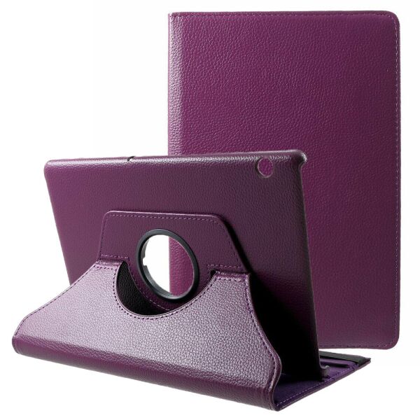 

Чехол-книжка Rotating Case для Huawei MediaPad T5 10.1 (Wake / Sleep) Purple