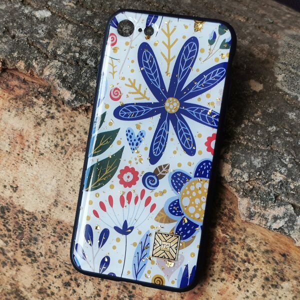 

Чехол Epoxy Case для Apple iPhone 7 / 8 / SE 2020 Blue Flower