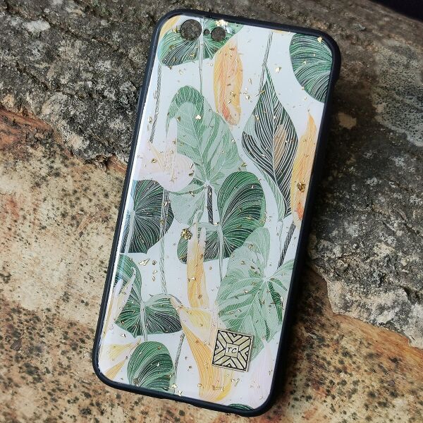 

Чехол Epoxy Case для Apple iPhone 6 Plus / 6S Plus Green Leaves