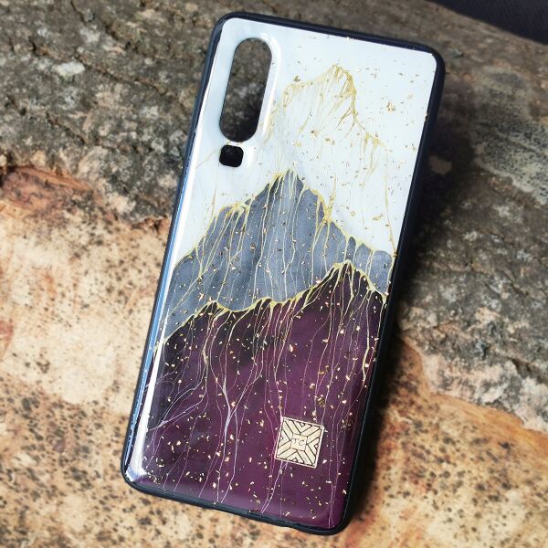 

Чехол Epoxy Case для Huawei P30 Rose Mountain