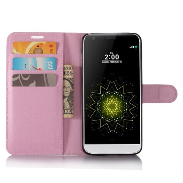 

Чехол-книжка Litchie Wallet для LG G6 Светло-розовый