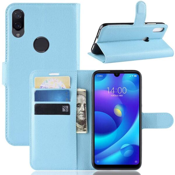 

Чехол-книжка Litchie Wallet для Xiaomi Mi Play Голубой