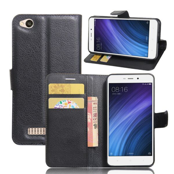 

Чехол-книжка Litchie Wallet для Xiaomi Redmi 4A Черный