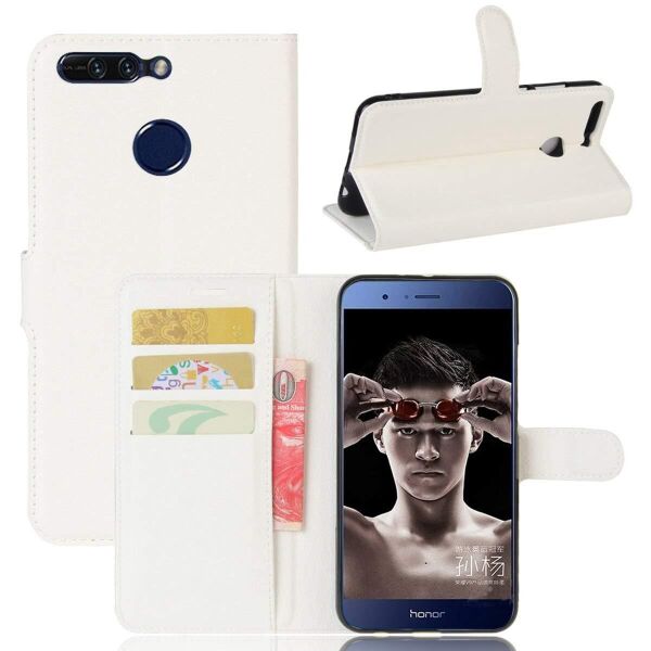 

Чехол-книжка Litchie Wallet для Honor V9 / 8 Pro Белый