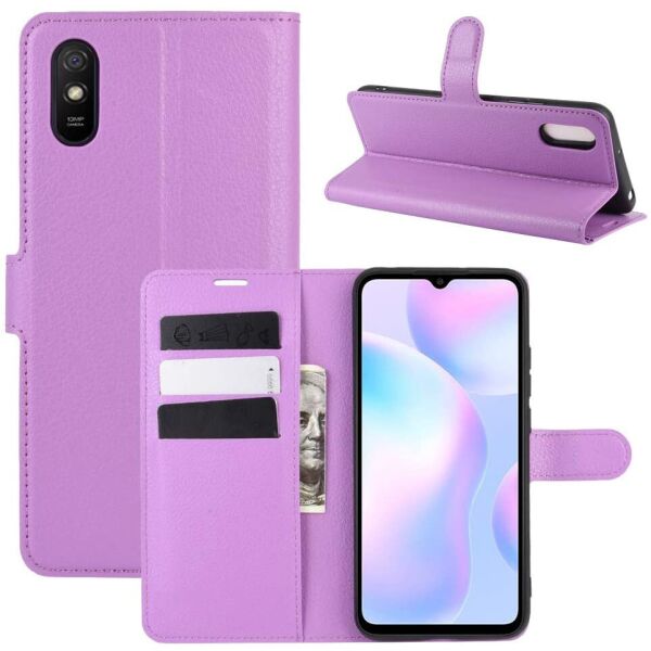 

Чехол-книжка Litchie Wallet для Xiaomi Redmi 9A Violet