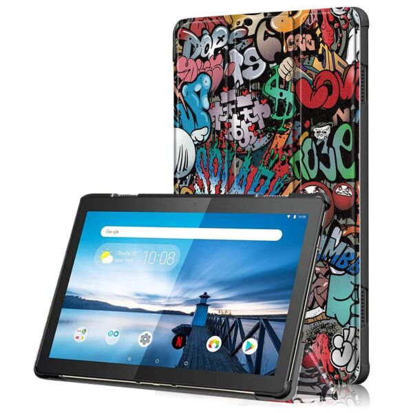 

Чехол-книжка Colored Cover для Lenovo Tab M10 FHD 10.1 TB-X605 Graffiti