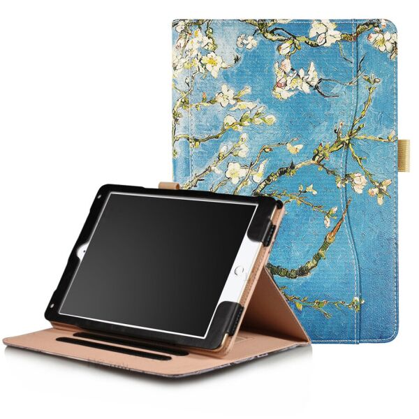 

Чехол Leather Painting Case для iPad 5 2017 / iPad 6 2018 9.7 (Wake / Sleep) Blossom