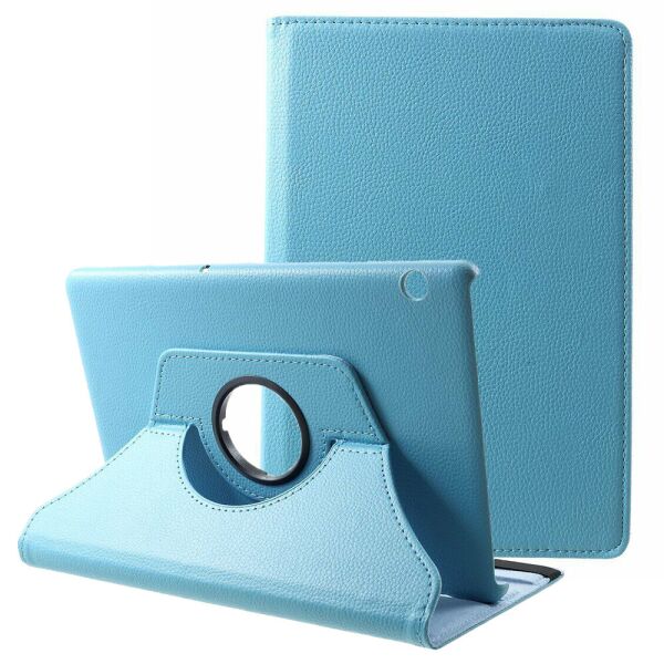 

Чехол-книжка Rotating Case для Huawei MediaPad T5 10.1 (Wake / Sleep) Light Blue