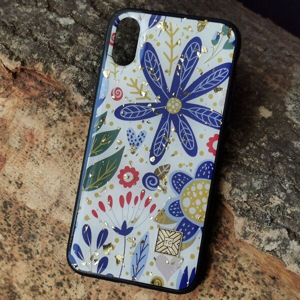 

Чехол Epoxy Case для Apple iPhone XS Max Blue Flower