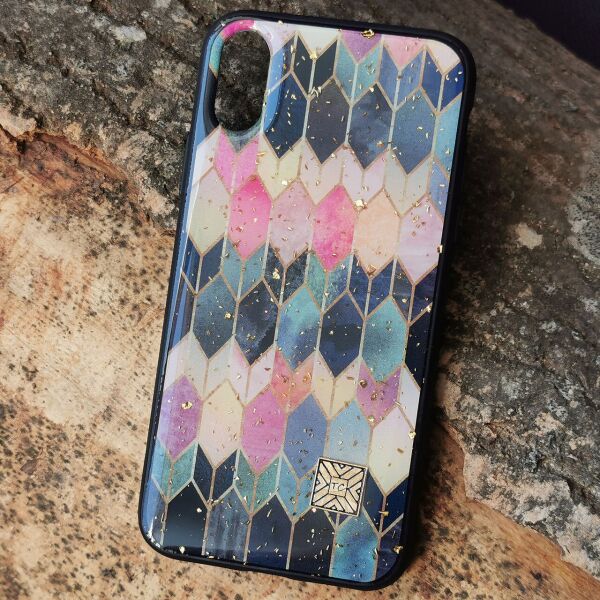 

Чехол Epoxy Case для Apple iPhone X / XS Rhombic Mosaic