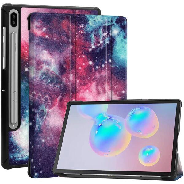 

Чехол-книжка Colored Cover для Samsung Galaxy Tab S6 10.5 T860 / T865 (Wake / Sleep) Milky Way