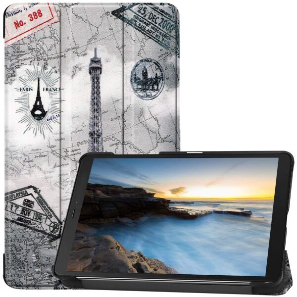 

Чехол-книжка Colored Cover для Samsung Galaxy Tab A 8.0 2019 T290 / T295 Eiffel Tower