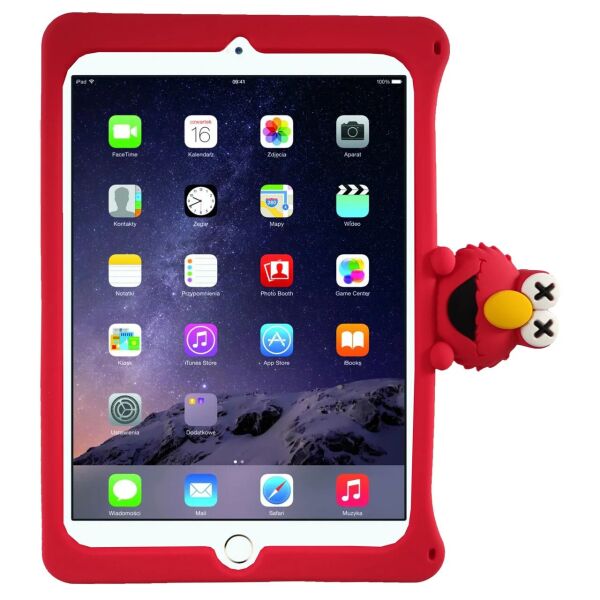 

Чехол Cartoon 3D Case для Apple iPad 5 2017 / iPad 6 2018 Red Cookie Monster