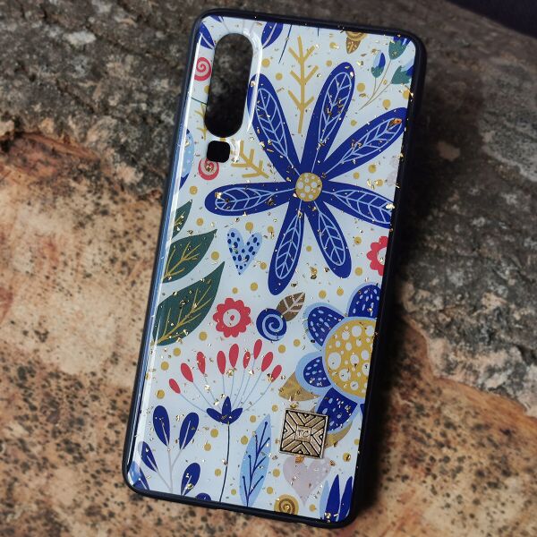 

Чехол Epoxy Case для Huawei P30 Blue Flowers