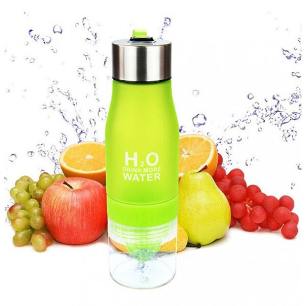 

Бутылка для воды + Соковыжималка H2O FRESH 650 мл Зеленая