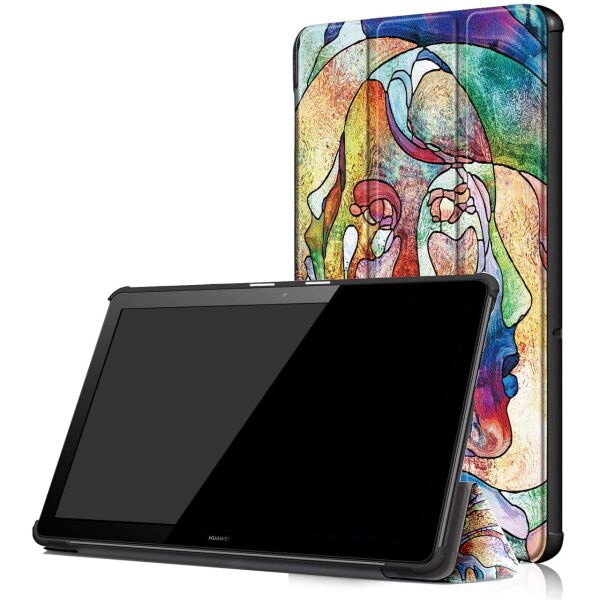 

Чехол-книжка Colored Cover для Huawei MediaPad T5 10 Faces