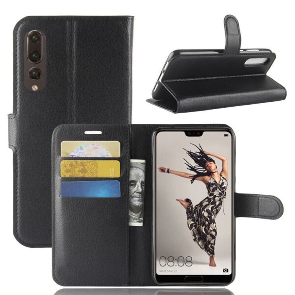 

Чехол-книжка Litchie Wallet для Huawei P20 Pro Черный