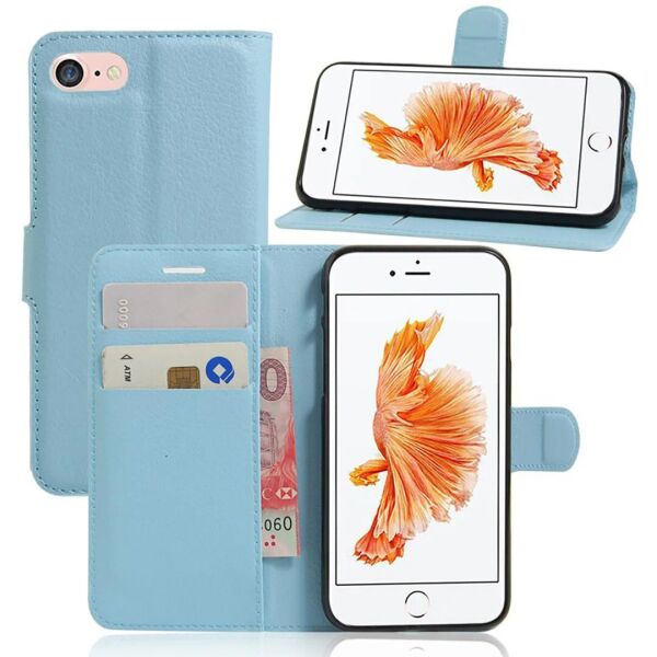 

Чехол-книжка Litchie Wallet для Apple iPhone 7 / 8 / SE 2020 Blue