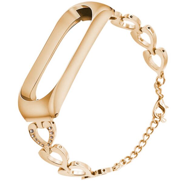 

Ремешок Zinc Alloy Strap для Xiaomi Mi Band 3 / 4 Золотой