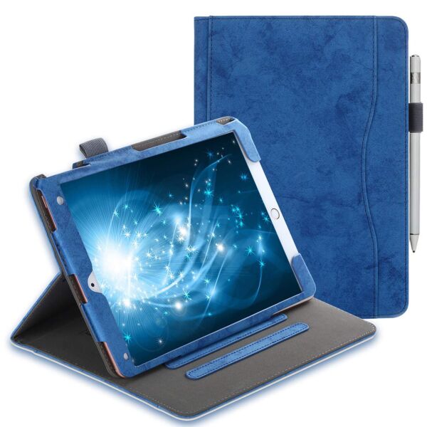

Чехол Leather Case для iPad Pro 10.5 / iPad Air 3 10.5 (Wake / Sleep) Blue