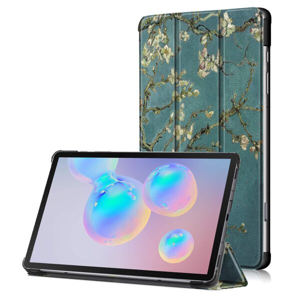 

Чехол-книжка Colored Cover для Samsung Galaxy Tab S6 Lite 10.4 P610 / P615 (Wake / Sleep) Blossom