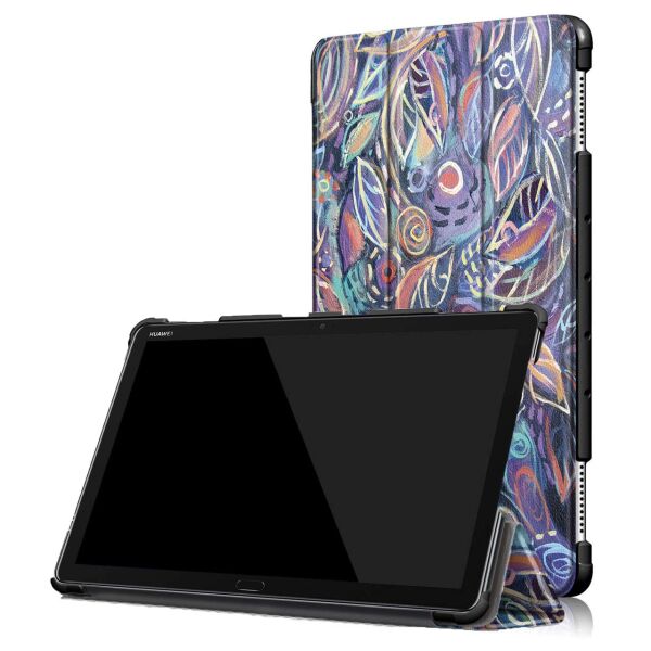 

Чехол-книжка Colored Cover для Huawei MediaPad M5 Lite 10.1 Leaves