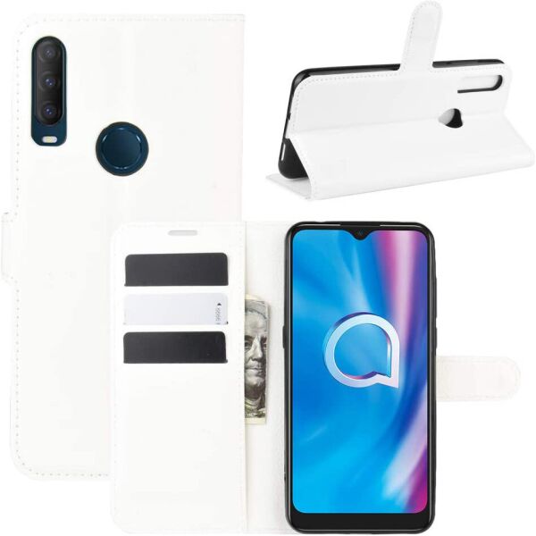 

Чехол-книжка Litchie Wallet для Alcatel 1SE (5030D) White