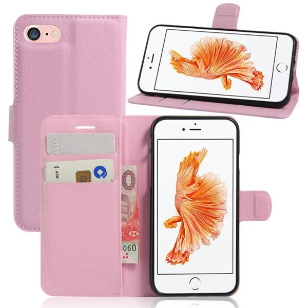 

Чехол-книжка Litchie Wallet для Apple iPhone 7 / 8 / SE 2020 Pink