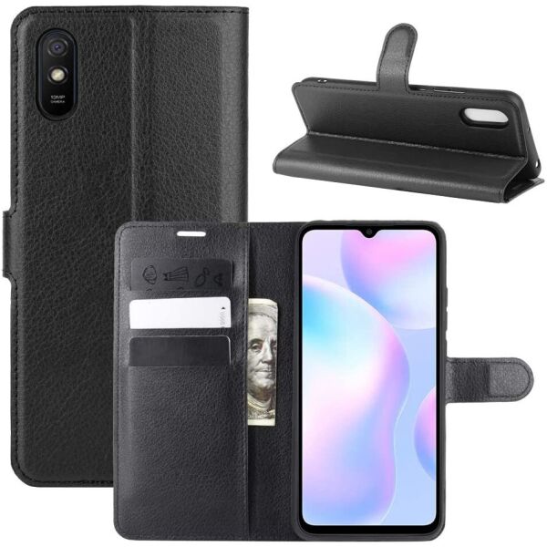 

Чехол-книжка Litchie Wallet для Xiaomi Redmi 9A Black