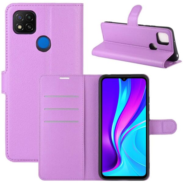 

Чехол-книжка Litchie Wallet для Xiaomi Redmi 9C Violet