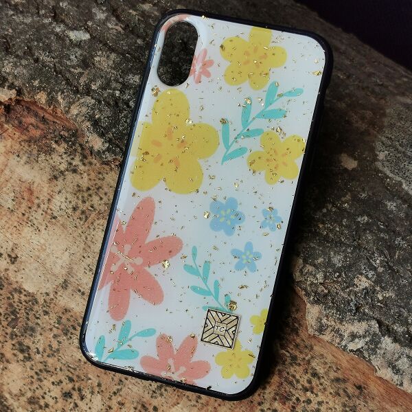 

Чехол Epoxy Case для Apple iPhone X / XS Yellow Flower