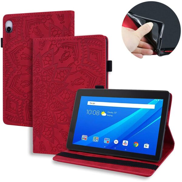

Чехол-книжка Mandala Case для Lenovo Tab M10 HD 10.1 Red