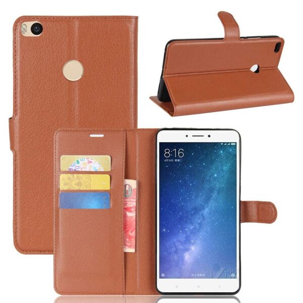 

Чехол-книжка Litchie Wallet для Xiaomi Mi Max 2 Коричневый