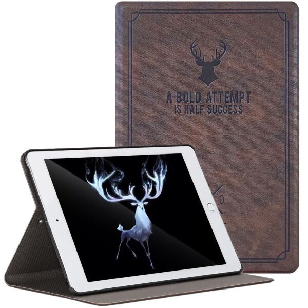 

Чехол-книжка Deer Case для Apple iPad 5 2017 / iPad 6 2018 (Wake / Sleep) Dark Brown