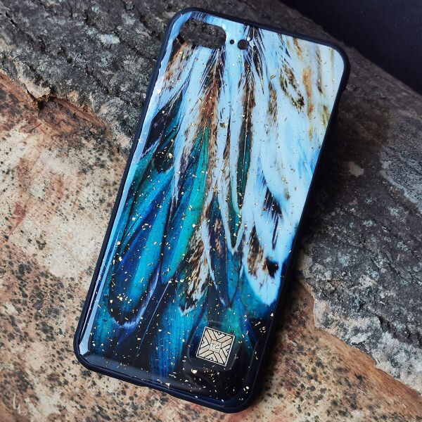 

Чехол Epoxy Case для Apple iPhone 7 Plus / 8 Plus Green Feather