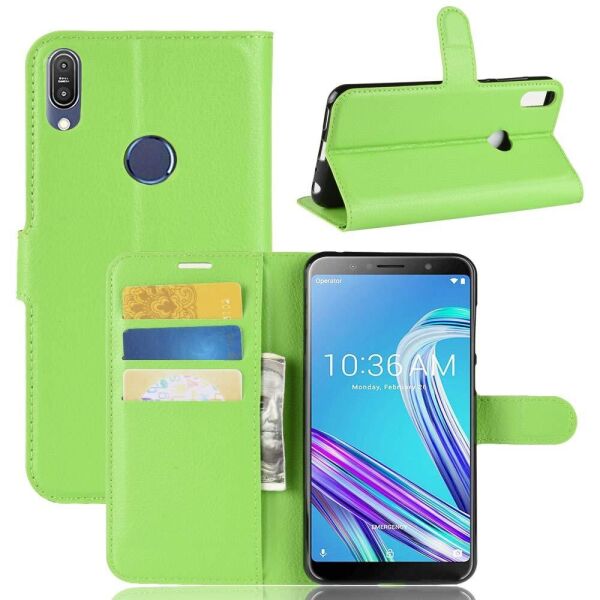 

Чехол-книжка Litchie Wallet для Asus Zenfone Max Pro M1 ZB601KL / ZB602KL Green
