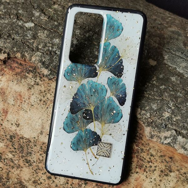 

Чехол Epoxy Case для Huawei P40 Pro Blue Leaves