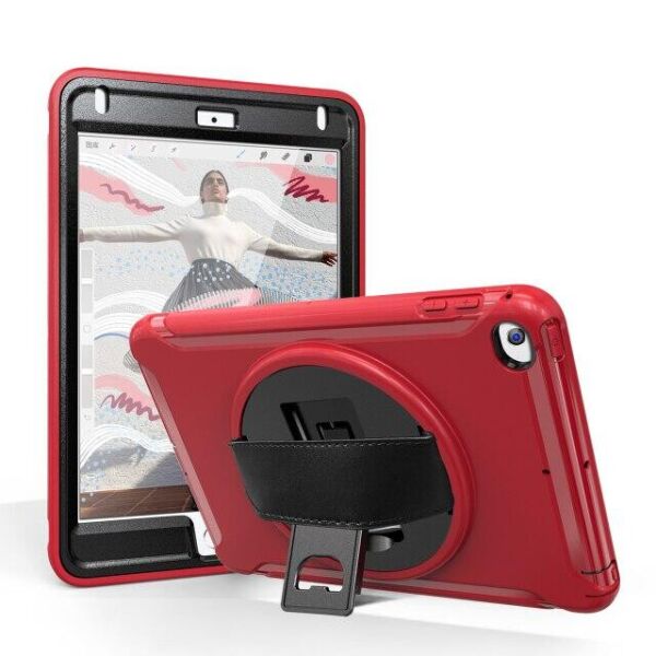 

Чехол Rotating Belt Case для Apple iPad Mini 4 / 5 Red