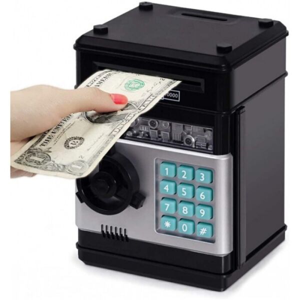

Игрушечный сейф копилка Coins & Bills Bank Safe Чёрный